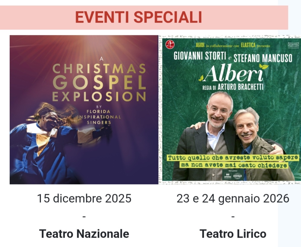 Teatro Nazionale e Lirico! Stagione 2026/2027
